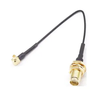 RG174 kabelis SMA female MMCX leņķis kabeļa adapteris GSM, gps antenas vadu, savienotājs mmcx sma rg174 kabelis saskarne